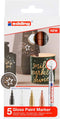 edding 753/5 S glanslakmarker assorti set - kaligrafie punt - 1-2,5 mm - set van 5 stuks