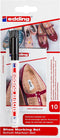 edding 8408 set voor schoenen markeren - 1 permanent pen zwart 0,6 mm + 10 sticker labels - bestand tegen vocht, zweet, warmte en wrijving