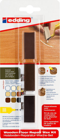 edding 8902 reparatiewas voor houtvloeren - kleur: oud vurenhout - herstelt kleine mankementen, krassen & butsen