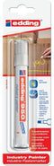 edding 950/1 Industriemarker op pastabasis - wit - 10mm - ruwe en vuile oppervlakken - permanent - metaal, steen, droog en nat hout - ook geschikt onder water op schone ondergronden