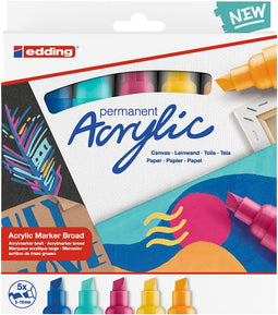 Edding - Acrylmarker edding e-5000 breed abstract assorti | 20 stuks