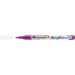 Edding - Acrylmarker edding e-5300 f bessen rood | 10 stuks