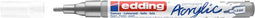 Edding - Acrylmarker edding e-5300 fijn zilver | 10 stuks