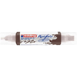Edding - Acrylmarker edding e-5400 3d double liner choc br | 5 stuks