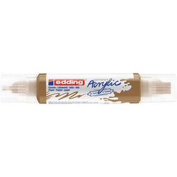 Edding - Acrylmarker edding e-5400 3d double liner rijkgoud | 5 stuks