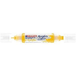 Edding - Acrylmarker edding e-5400 3d double liner verkgeel | 5 stuks