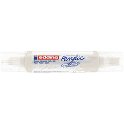 Edding - Acrylmarker edding e-5400 3d double liner verkwit | 5 stuks