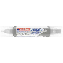 Edding - Acrylmarker edding e-5400 3d double liner zilver | 5 stuks