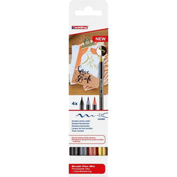 Edding - Brushpen edding 1340 letteringset assorti | 10 stuks