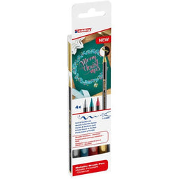 Edding - Brushpen edding 1340 x-mass set ass | 10 stuks