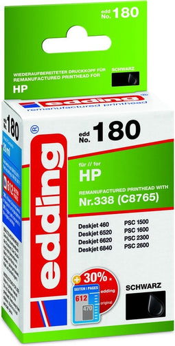 Edding EDD-180 inktcartridge 1 stuk(s) Compatibel Zwart