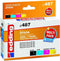 Edding EDD-487 inktcartridge 4 stuk(s) Compatibel Zwart, Cyaan, Magenta, Geel