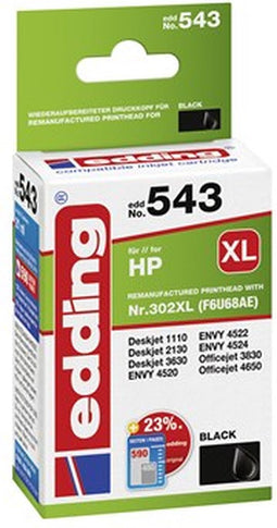 Edding EDD-543 inktcartridge 1 stuk(s) Compatibel Hoog (XL) rendement Zwart