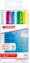 edding Glassboard Marker - 5 gekleurde glasstiften - Ronde punt van 2-3 mm - speciaal voor glasborden
