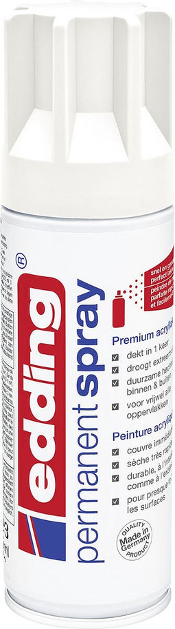 edding Permanent Spray - Spuitbus verf - Kleur: wit, mat