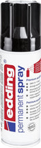 edding Permanent Spray - Spuitbus verf - Kleur: zwart, glans