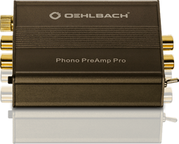 Oehlbach Phono PreAmp Pro - Vervormingsvrije phono-voorversterker - MM en MC - Brons