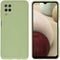 iMoshion Hoesje Geschikt voor Samsung Galaxy A12 Hoesje Siliconen - iMoshion Color Backcover - groen