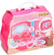 Eddy Toys Beautycase - prinsessen - 25 cm - roze - 19-delig