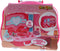 Eddy Toys Beautycase - prinsessen - 25 cm - roze - 19-delig