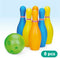 Eddy Toys Bowlingset Speelgoed - Speelset - Kegelspel - 8 Stuks
