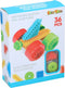 Eddy Toys Egelblokken - 36 Stuks - Bristle Blocks - Nopper - Vanaf 3 Jaar