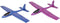 Eddy Toys - Glider - Zweefvliegtuig - Planeur - 66 x 84 x 14 cm