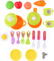 Eddy Toys Keuken Speelset - 38 x 25 x 26.5 CM - In Koffertje - 26 Onderdelen