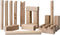Eddy Toys Kubb Werpspel - Vikingspel - 21-delig - 2-6 Spelers - Medium - Hout