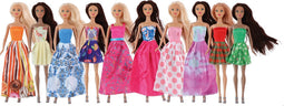 Eddy Toys Poppenset - 10 Poppen - 29 CM - Modepoppenset