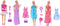 Eddy Toys Poppenset - 4 Poppen - 29 CM - Met Accessoires