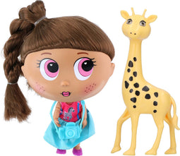 Eddy Toys Poppenset - Met Accessoires - 20x11x19cm - Dierentuinthema