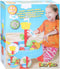 Eddy Toys Zand- en Watertafel - Bakje, Harkje, Schepje, Gieter, 5 Vormpjes - Buitenspeelgoed - 58,5 cm