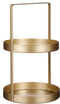 Mica Decorations Etagère - 2-Laags - H41 x Ø25 cm - Goud