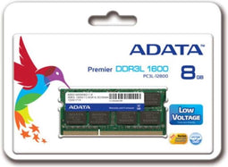 Adata ADDS1600W8G11-S - RAM Geheugen DDR3L 8 GB 1600 MHz CL11 - Groen