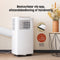 Eden ED-7016 mobiele airconditioner 0,5 l 65 dB Wit