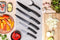 Edënbërg Black Line - Messenset - Keramische Non Stick Coating - 6 delig - Zwart