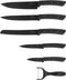 Edënbërg Black Line - Messenset - Keramische Non Stick Coating - 6 delig - Zwart