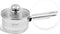 Edënbërg Classic Line - RVS Steelpan met Glazen Deksel Ø16 cm - 1.5 L - 5-Laags Bodem!