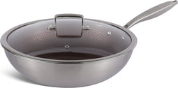 Edënbërg Exclusive Line - Wokpan Keramisch - 28 cm - 3-laags antiaanbaklaag