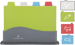 Edënbërg Snijplank - Snijplankenset met Houder - 5 delig - 34cm x 20cm x 0.6cm