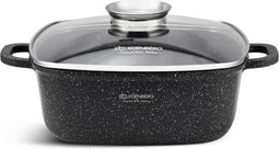 Edënbërg Stonetec Line - Luxe Aluminium Kookpan/Braadpan met Deksel - 2,8 liter
