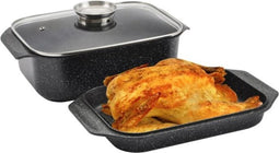 Edënbërg Stonetec Line - Luxe Braadpan set 3-delig - 31 cm - 6.5 liter