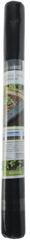 Pro Garden Gronddoek/worteldoek - anti onkruid - tuin - 150 x 700 cm - zwart - moestuin artikelen