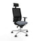 Bureaustoel met hoofdsteun Piqueras y Crespo 1D026G1 Grijs