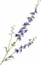 Silk-ka Kunstbloem-Zijden Bloem Delphinium Tak Blauw 122 cm