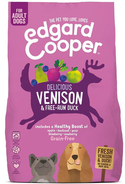 Edgard & Cooper Delicious Venison Adult Hert&Eend&Appel - Hondenvoer - 700 g Graanvrij
