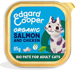 Edgard & Cooper Kattenvoer Adult Pate Zalm - Kip 85 gr