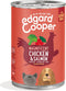 Edgard & Cooper Kip & Zalm Blik - Voor senior honden - Hondenvoer - 400g