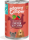 Edgard & Cooper Kip & Zalm Blik - Voor senior honden - Hondenvoer - 400g